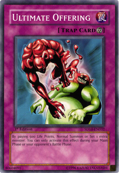 Ultimate Offering [SD10-EN032] Common Yu-Gi-Oh!