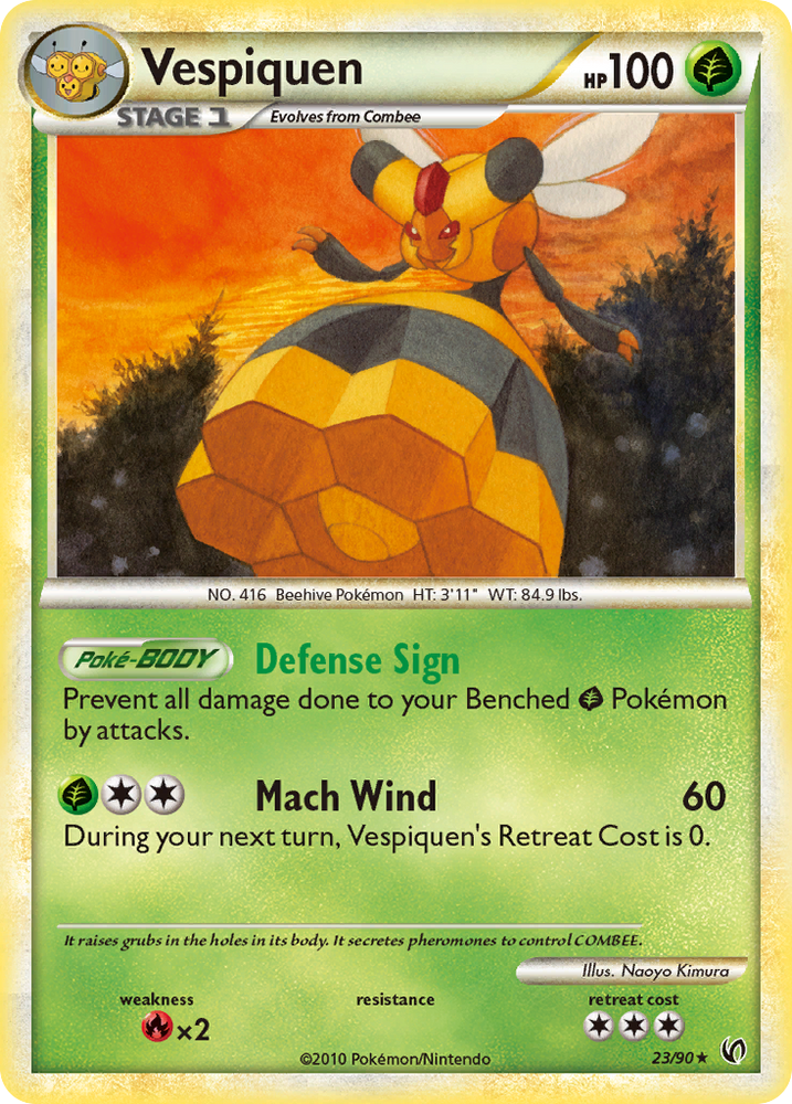 Vespiquen (23/90) [HeartGold & SoulSilver: Undaunted] Pokémon