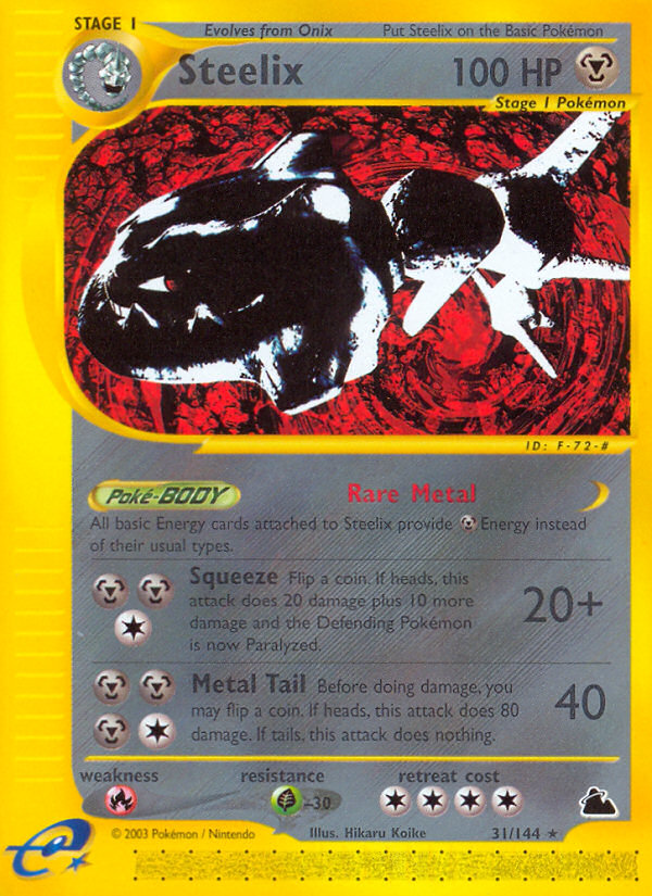 Steelix (31/144) [Skyridge] Pokémon