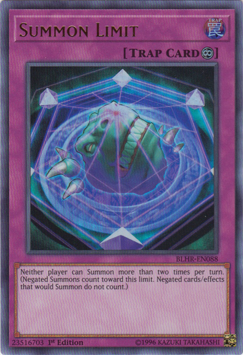 Summon Limit [BLHR-EN088] Ultra Rare Yu-Gi-Oh!
