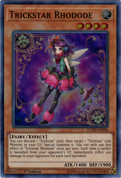 Trickstar Rhodode [FLOD-EN008] Super Rare