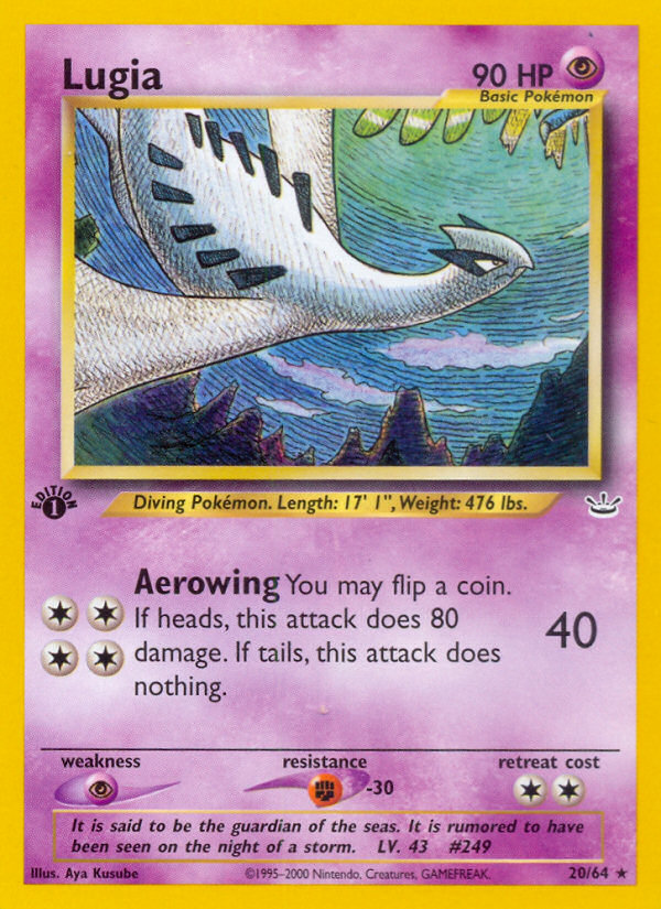 Lugia (20/64) [Neo Revelation 1st Edition] Pokémon