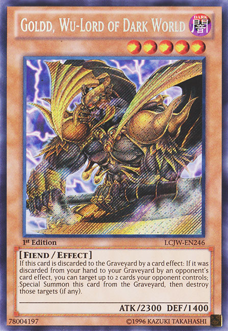 Goldd, Wu-Lord of Dark World [LCJW-EN246] Secret Rare Yu-Gi-Oh!