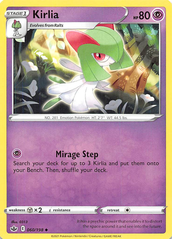 Kirlia (060/198) [Sword & Shield: Chilling Reign] Pokémon