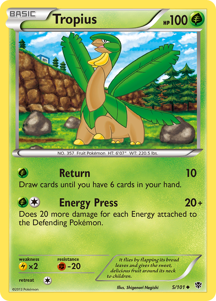Tropius (5/101) [Black & White: Plasma Blast] Pokémon