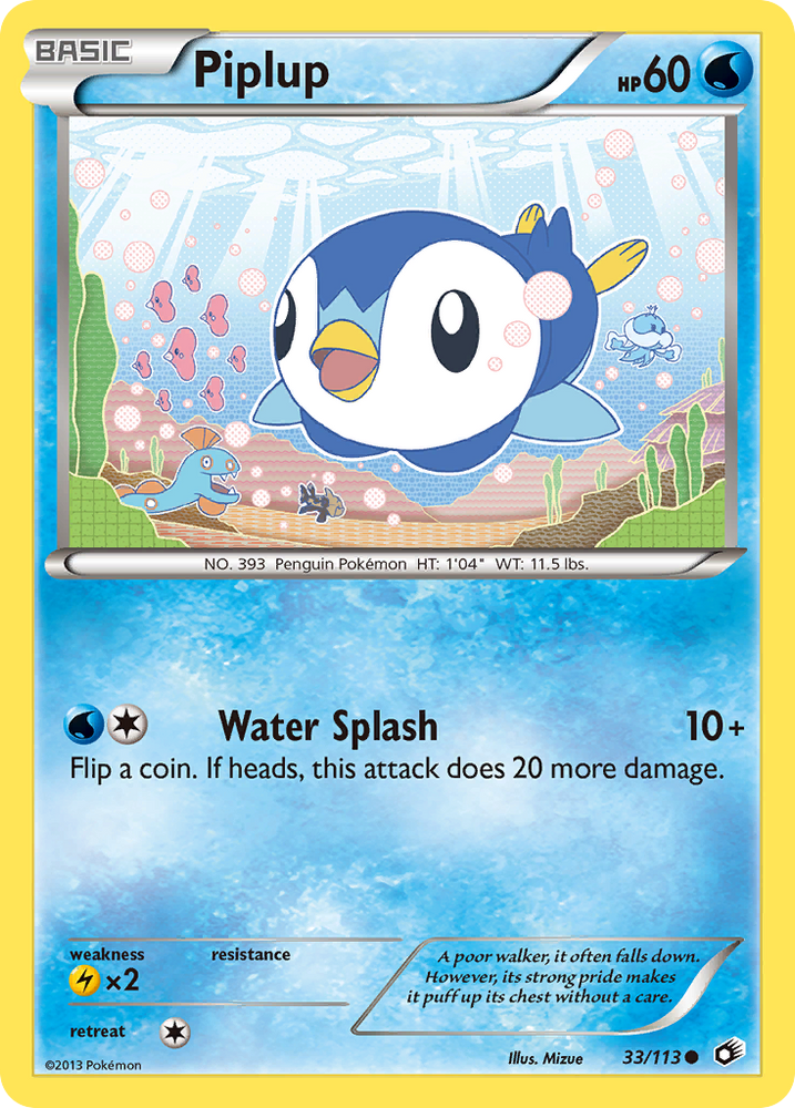 Piplup (33/113) [Black & White: Legendary Treasures] Pokémon