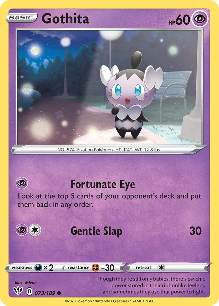 Gothita (073/189) [Sword & Shield: Darkness Ablaze] Pokémon