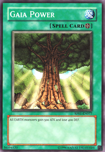 Gaia Power [RP01-EN077] Common Yu-Gi-Oh!