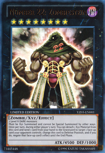 Number 22: Zombiestein [YZ03-EN001] Ultra Rare Yu-Gi-Oh!