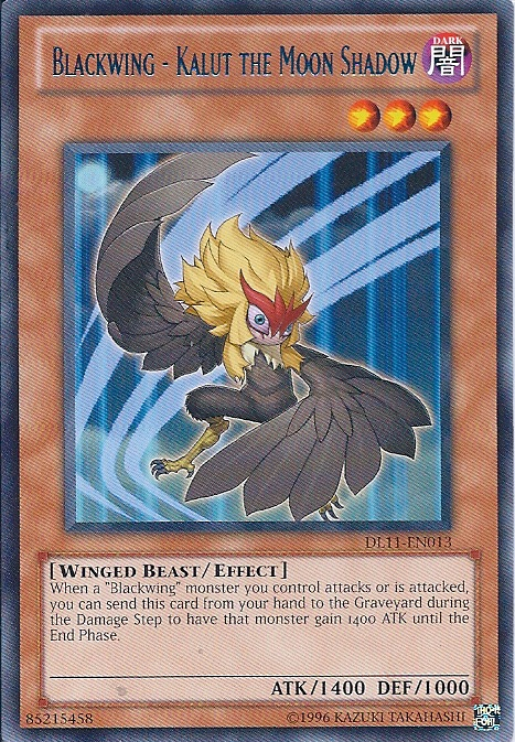 Blackwing - Kalut the Moon Shadow (Blue) [DL11-EN013] Rare Yu-Gi-Oh!