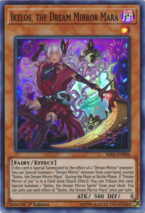Ikelos, the Dream Mirror Mara [RIRA-EN086] Super Rare Yu-Gi-Oh!