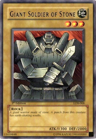 Giant Soldier of Stone [LOB-068] Rare Yu-Gi-Oh!
