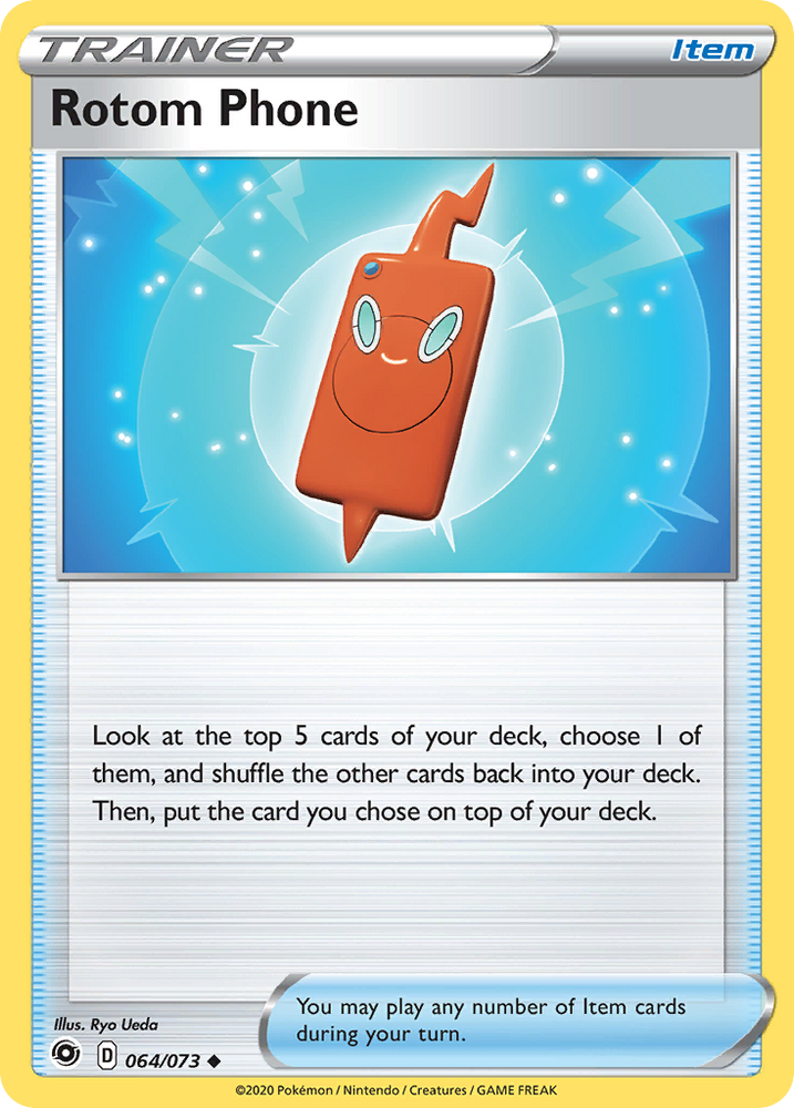 Rotom Phone (064/073) [Sword & Shield: Champion's Path] Pokémon