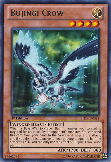 Bujingi Crow [SHSP-EN023] Rare Yu-Gi-Oh!