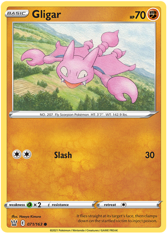 Gligar (071/163) [Sword & Shield: Battle Styles] Pokémon