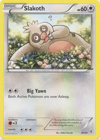 Slakoth (26/30) [XY: Trainer Kit 1 - Bisharp] Pokémon