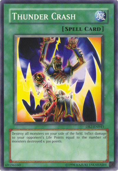 Thunder Crash [DR2-EN043] Common Yu-Gi-Oh!