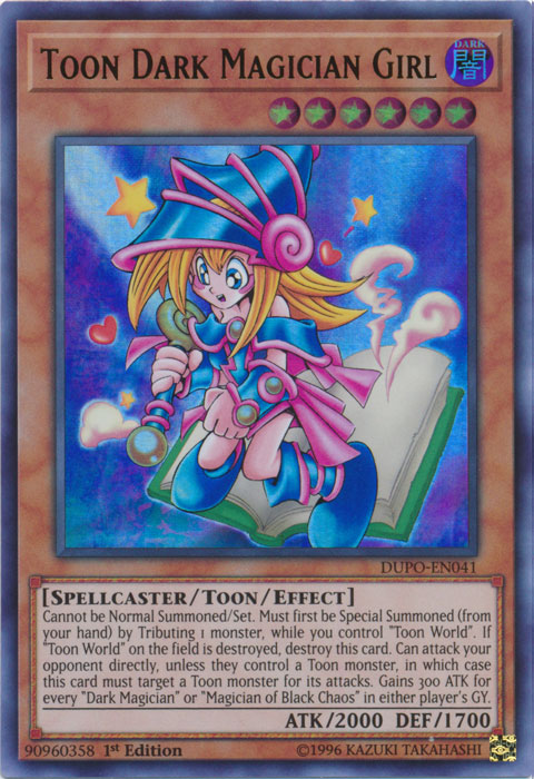 Toon Dark Magician Girl [DUPO-EN041] Ultra Rare Yu-Gi-Oh!