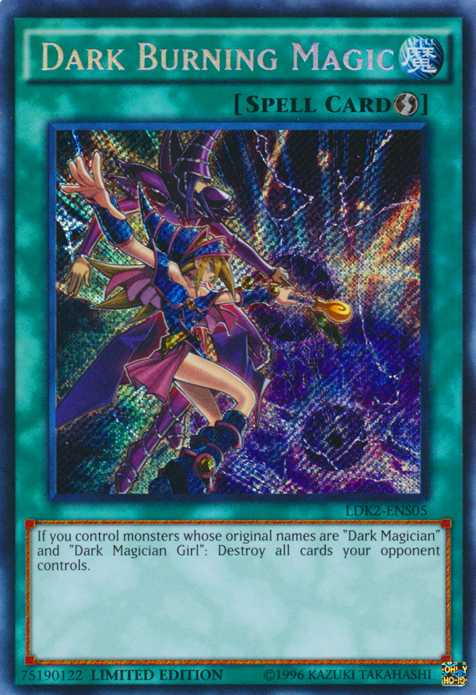 Dark Burning Magic [LDK2-ENS05] Secret Rare Yu-Gi-Oh!