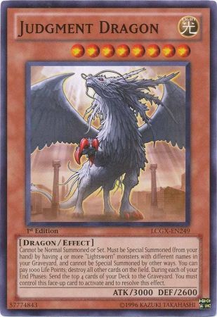 Judgment Dragon [LCGX-EN249] Common Yu-Gi-Oh!