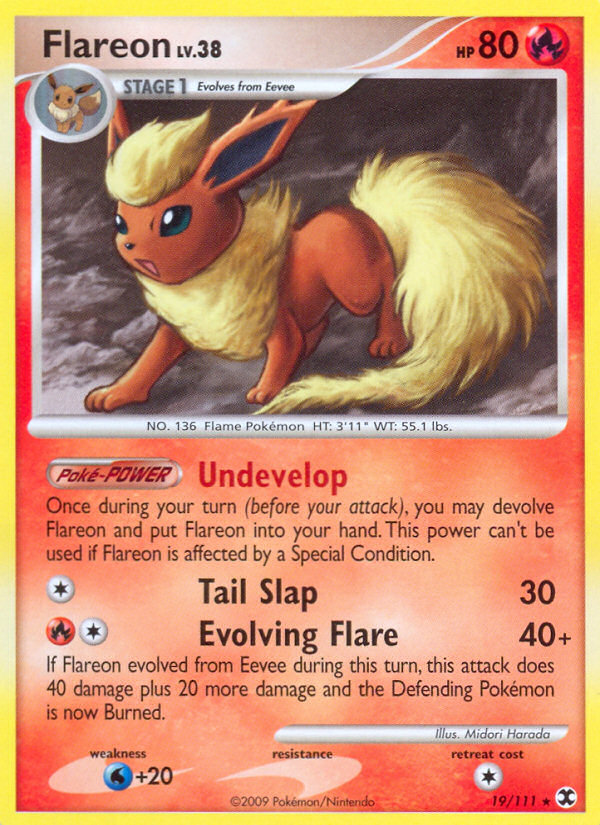 Flareon (19/111) [Platinum: Rising Rivals] Pokémon