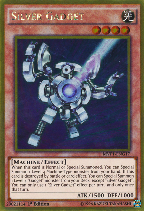Silver Gadget [MVP1-ENG17] Gold Rare Yu-Gi-Oh!