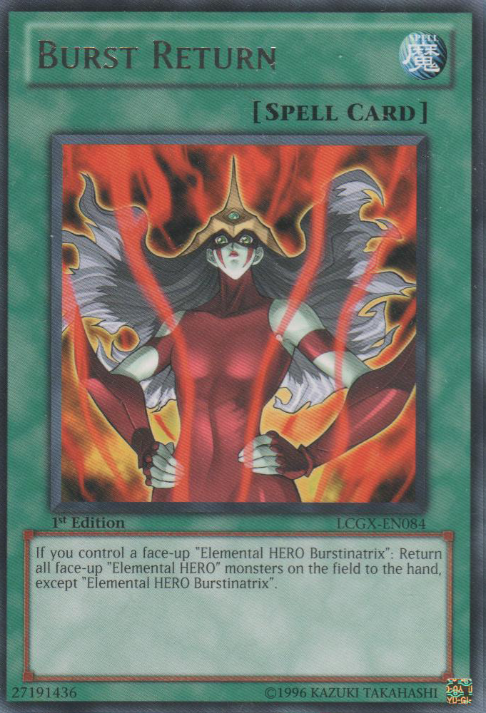 Burst Return [LCGX-EN084] Rare Yu-Gi-Oh!
