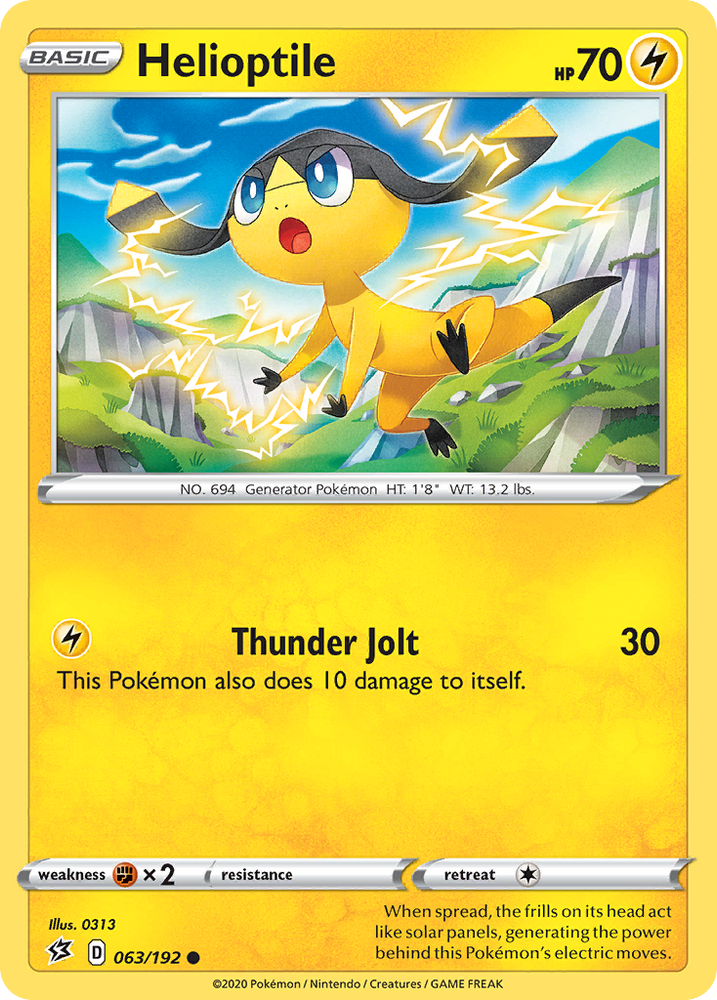 Helioptile (063/192) [Sword & Shield: Rebel Clash] Pokémon