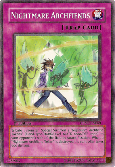 Nightmare Archfiends [CRMS-EN068] Common Yu-Gi-Oh!