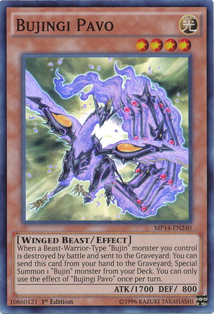 Bujingi Pavo [MP14-EN240] Super Rare Yu-Gi-Oh!
