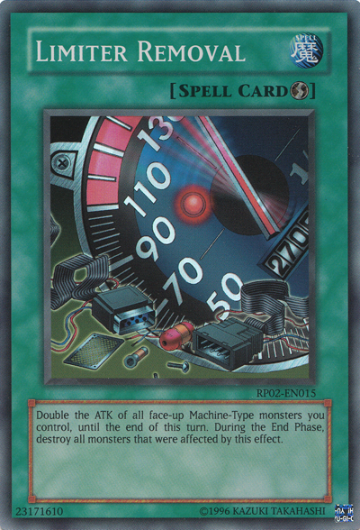 Limiter Removal [RP02-EN015] Super Rare Yu-Gi-Oh!
