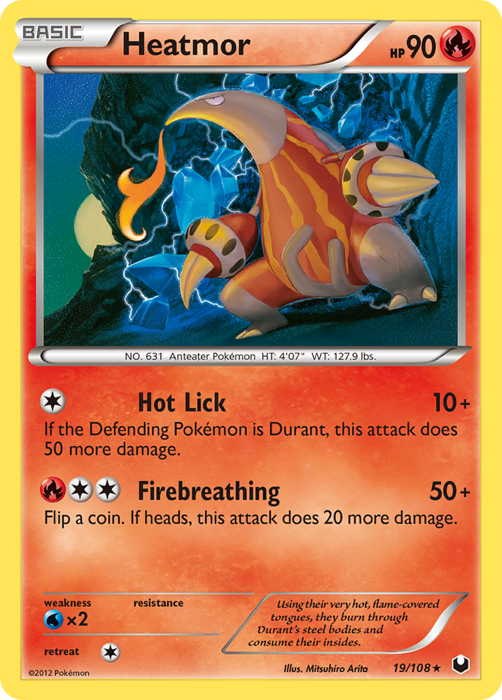 Heatmor (19/108) [Black & White: Dark Explorers] Pokémon
