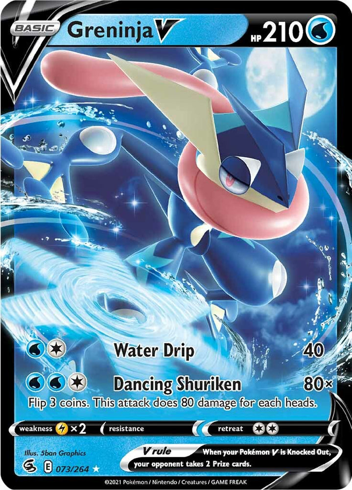 Greninja V (073/264) [Sword & Shield: Fusion Strike] Pokémon