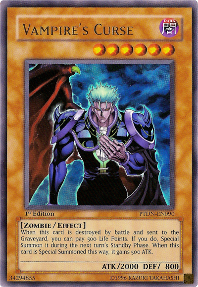 Vampire's Curse [PTDN-EN090] Ultra Rare Yu-Gi-Oh!