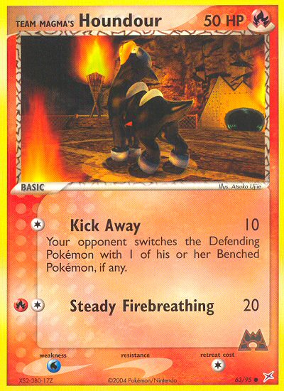 Team Magma's Houndour (63/95) [EX: Team Magma vs Team Aqua] Pokémon