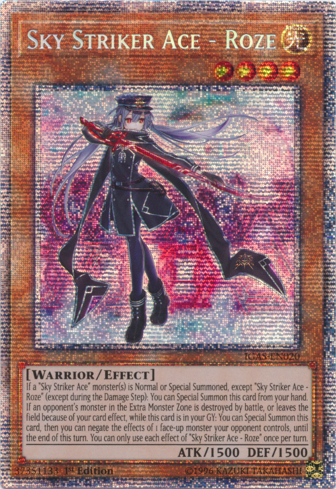 Sky Striker Ace - Roze [IGAS-EN020] Starlight Rare Yu-Gi-Oh!