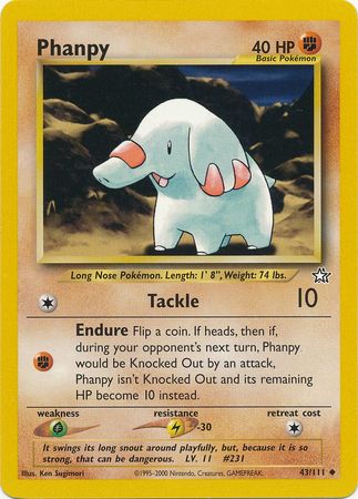Phanpy (43/111) [Neo Genesis Unlimited] Pokémon