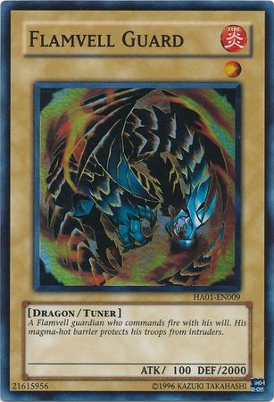 Flamvell Guard [HA01-EN009] Super Rare Yu-Gi-Oh!