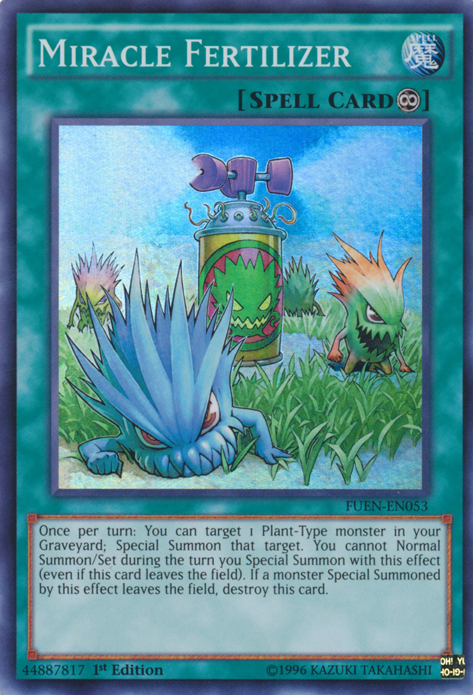 Miracle Fertilizer [FUEN-EN053] Super Rare Yu-Gi-Oh!