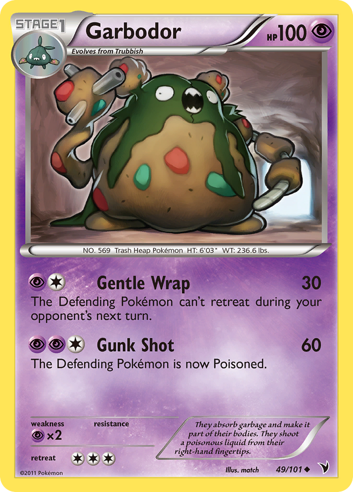 Garbodor (49/101) [Black & White: Noble Victories] Pokémon