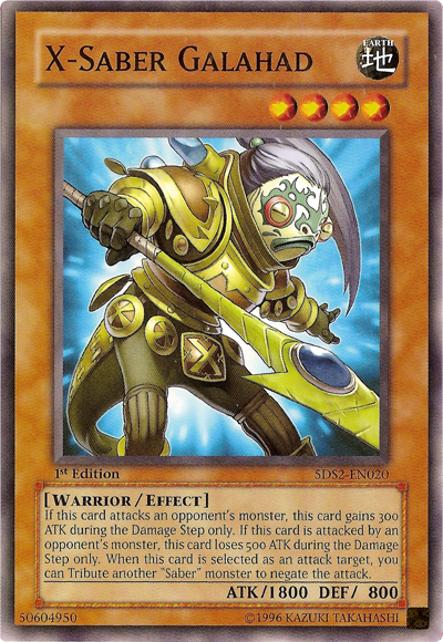 X-Saber Galahad [5DS2-EN020] Common Yu-Gi-Oh!