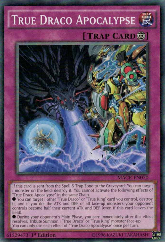 True Draco Apocalypse [MACR-EN070] Common Yu-Gi-Oh!