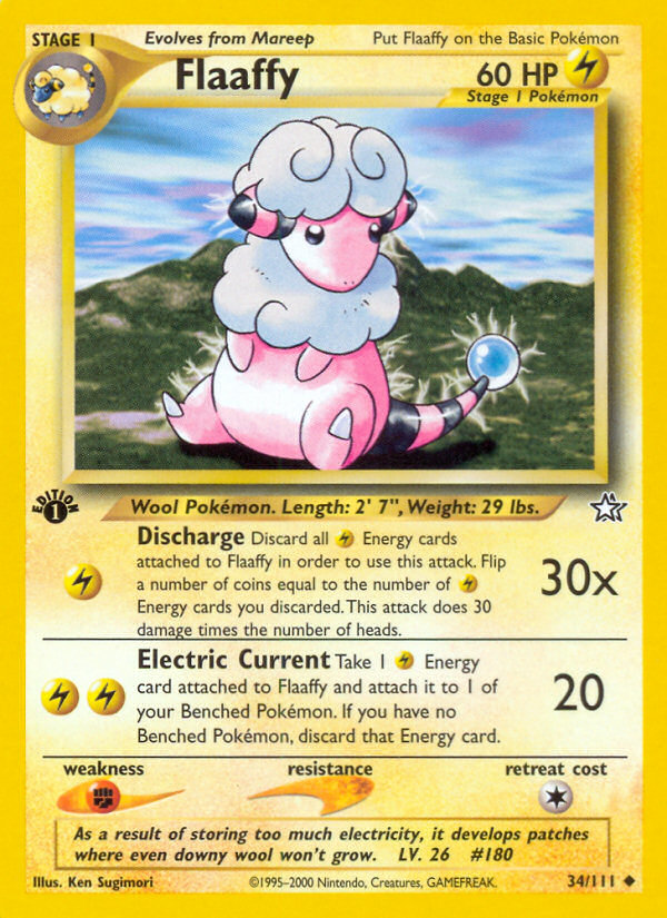 Flaaffy (34/111) [Neo Genesis 1st Edition] Pokémon
