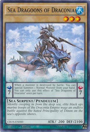 Sea Dragoons of Draconia [CROS-EN000] Rare Yu-Gi-Oh!