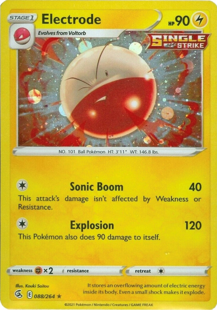 Electrode (088/264) (Cosmos Holo) [Sword & Shield: Fusion Strike] Pokémon