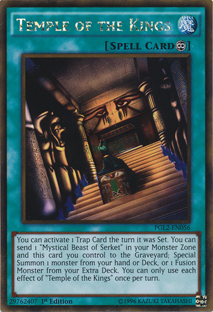 Temple of the Kings [PGL2-EN056] Gold Rare Yu-Gi-Oh!