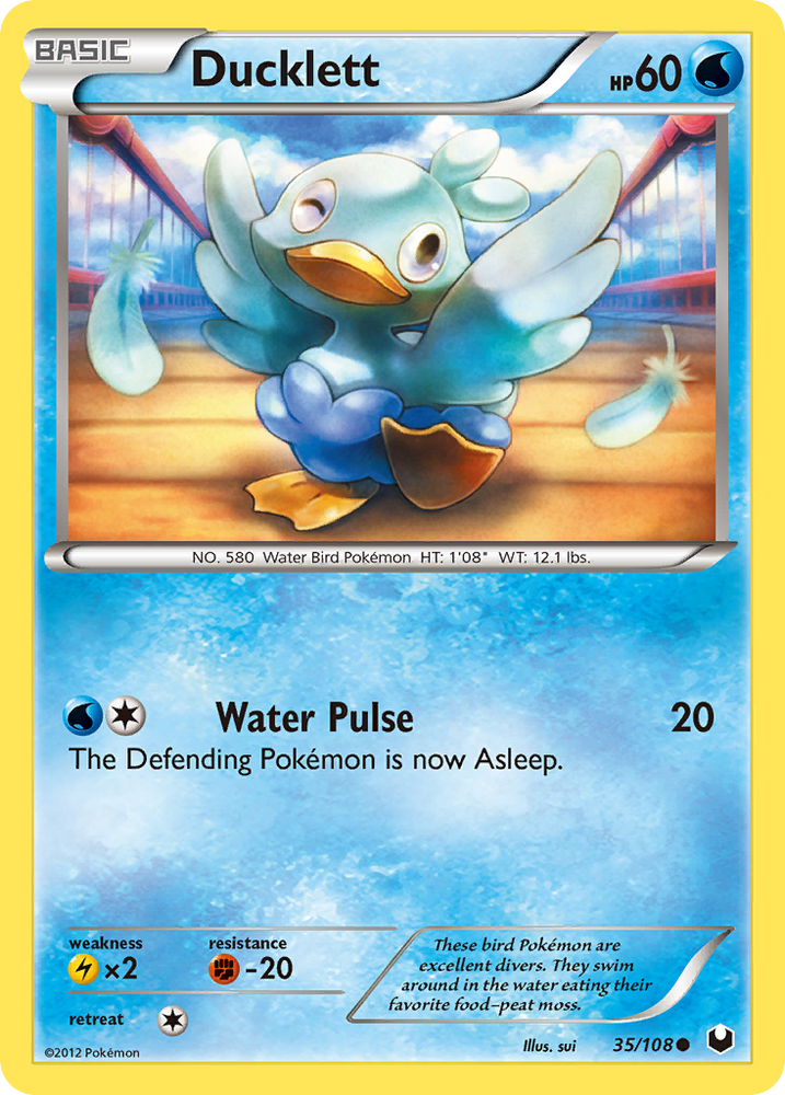 Ducklett (35/108) [Black & White: Dark Explorers] Pokémon