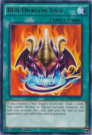 Red Dragon Vase [LC5D-EN077] Rare Yu-Gi-Oh!