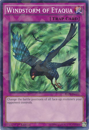 Windstorm of Etaqua [BP03-EN196] Shatterfoil Rare Yu-Gi-Oh!