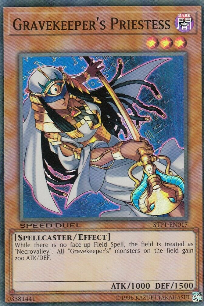 Gravekeeper's Priestess [STP1-EN017] Super Rare Yu-Gi-Oh!